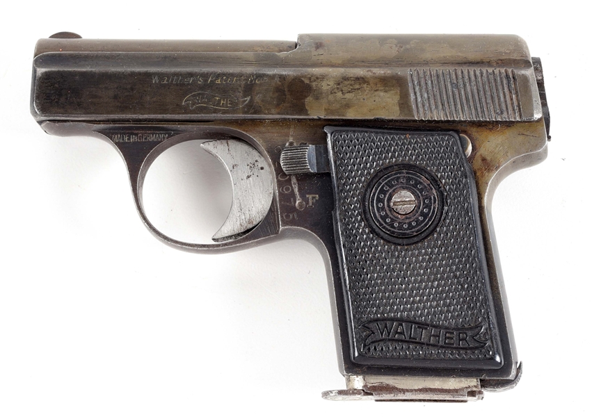 (C) WALTHER MODEL 9 .25 ACP SEMI-AUTOMATIC PISTOL.