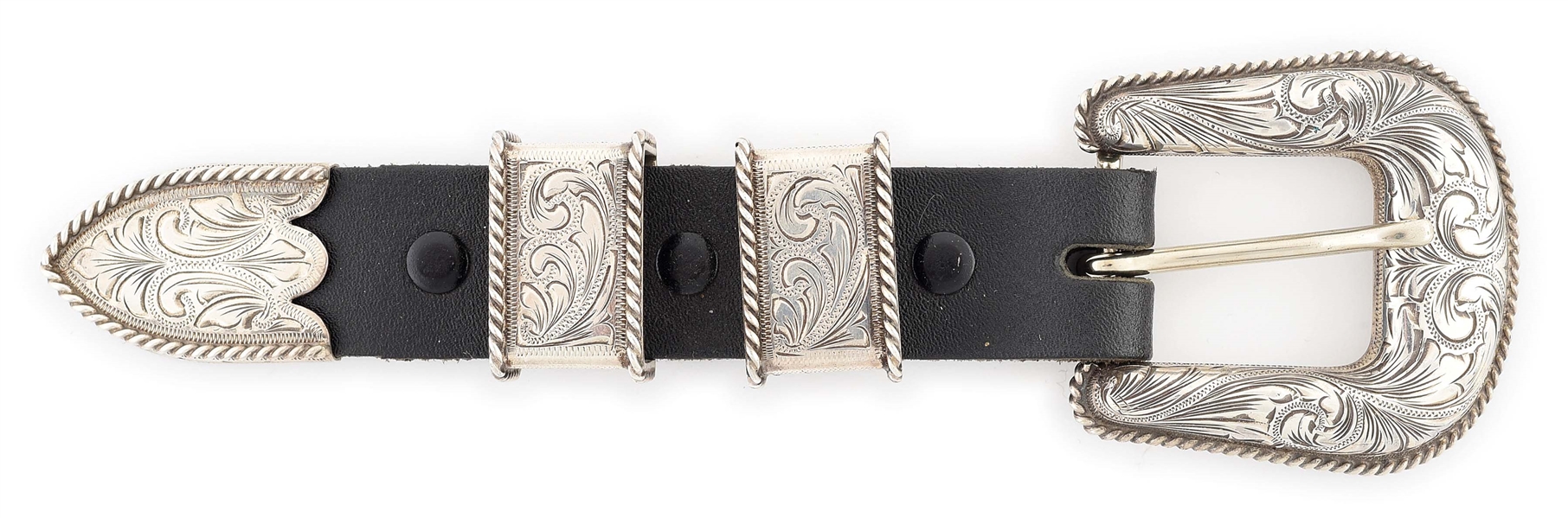 HOLLYWOOD CLASSICS STERLING BUCKLE SET