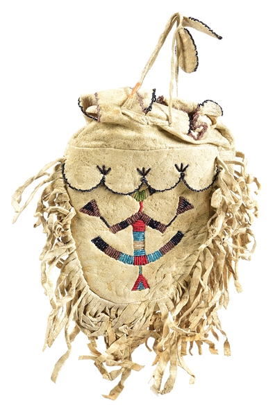 BEADED AND FRINGED BAG