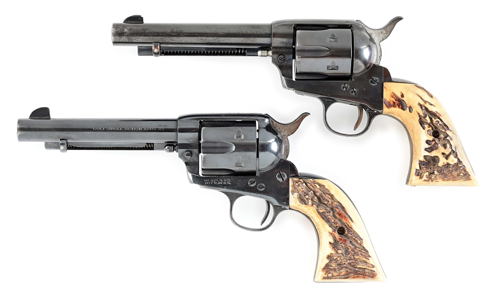 (C) LOT OF 2 SINGLE ACTION REVOLVERS