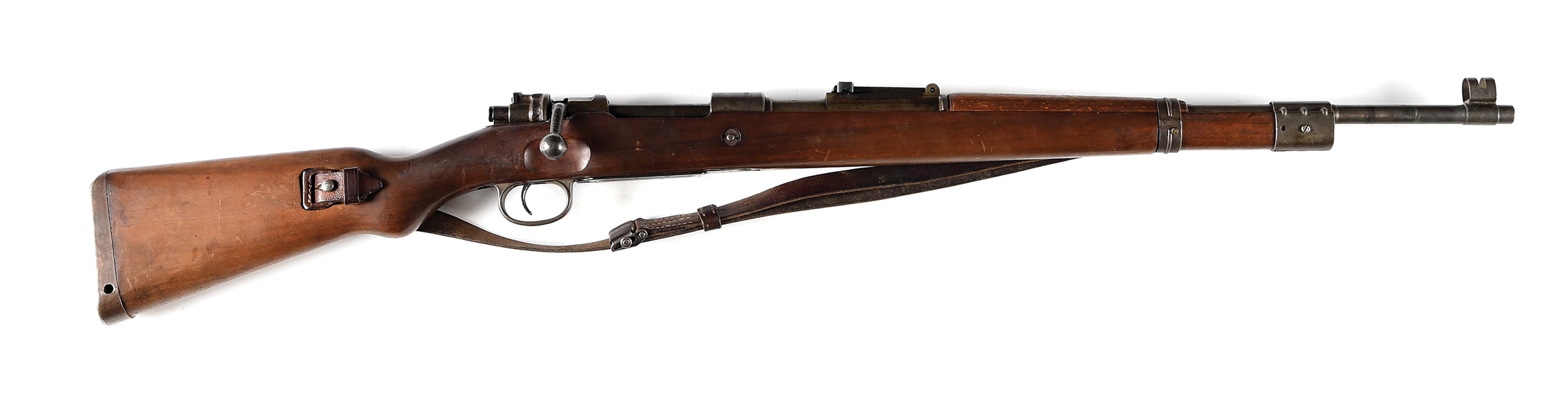 (C) EXTREMELY LATE WAR GERMAN WORLD WAR II STEYR-DAIMLER-PUCH "BNZ 45" CODE KRIEGSMODELL BOLT ACTION RIFLE.