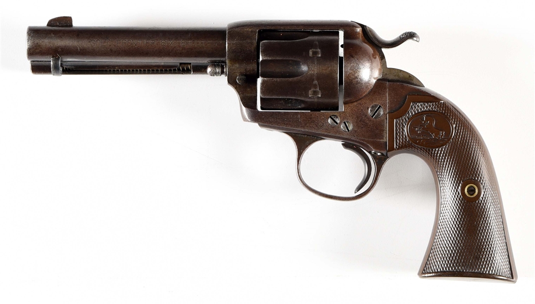 (C) COLT BISLEY MODEL FRONTIER SIX SHOOTER SINGLE ACTION REVOLVER (1901).