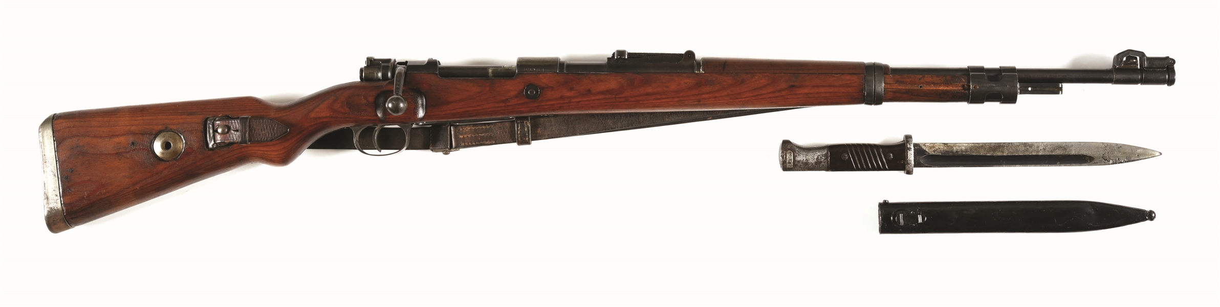 (C) YUGOSLAVIAN K98 BOLT ACTION RIFLE.