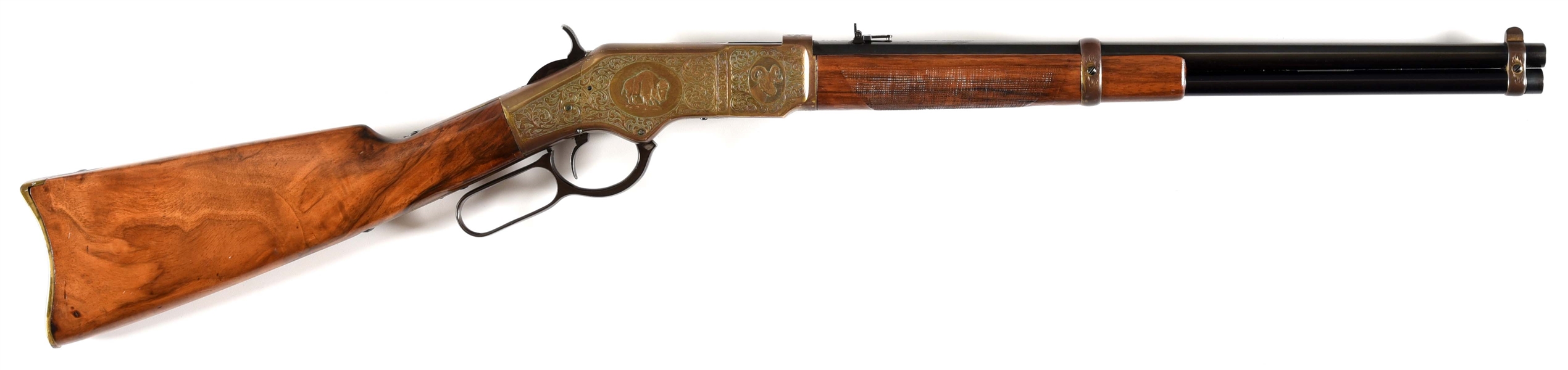 (M) GUSTAVE YOUNG TRIBUTE ENGRAVED WESTERN ARMS MODEL 1866 RIFLE.