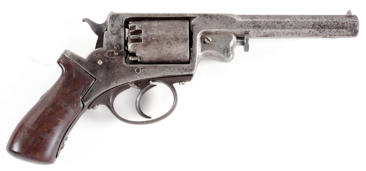 (A) ADAMS PATENT DOUBLE ACTION REVOLVER.