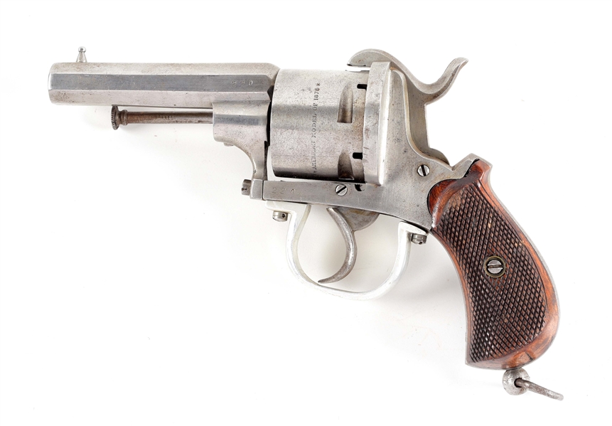 (A) AMERICAN MODEL 1878 DOUBLE ACTION PINFIRE REVOLVER.