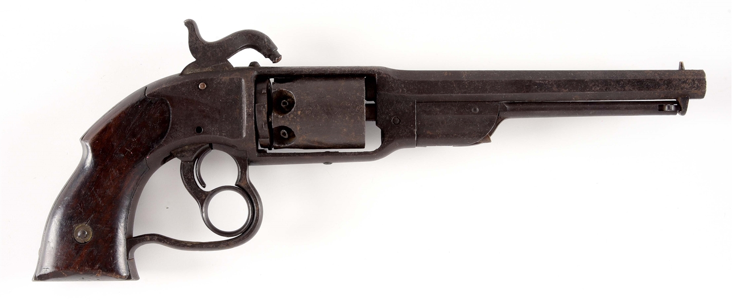 (A) SAVAGE 1861 NAVY PERCUSSION REVOLVER.