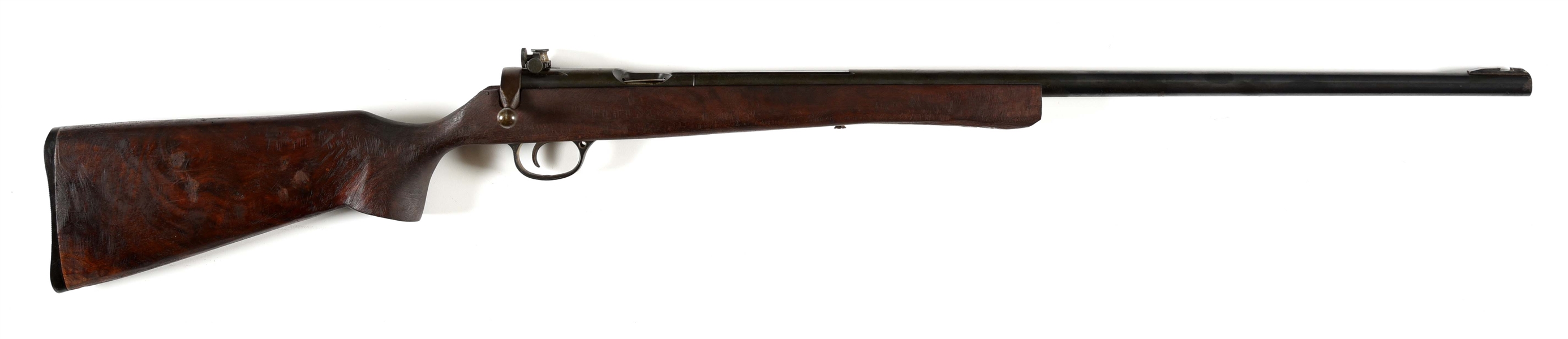 (C) WALTHER MODEL IV BOLT ACTION RIFLE.