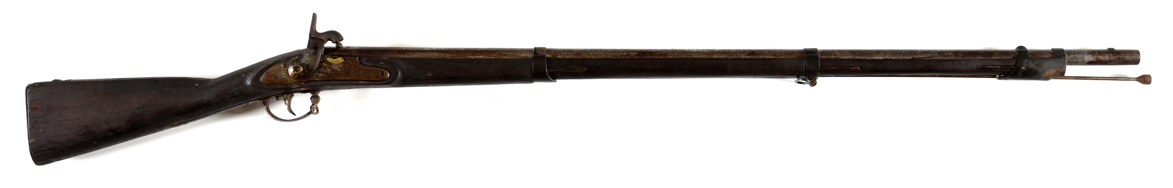 (A) SPRINGFIELD MODEL 1816 MUSKET CONVERTED TO PERCUSSION.