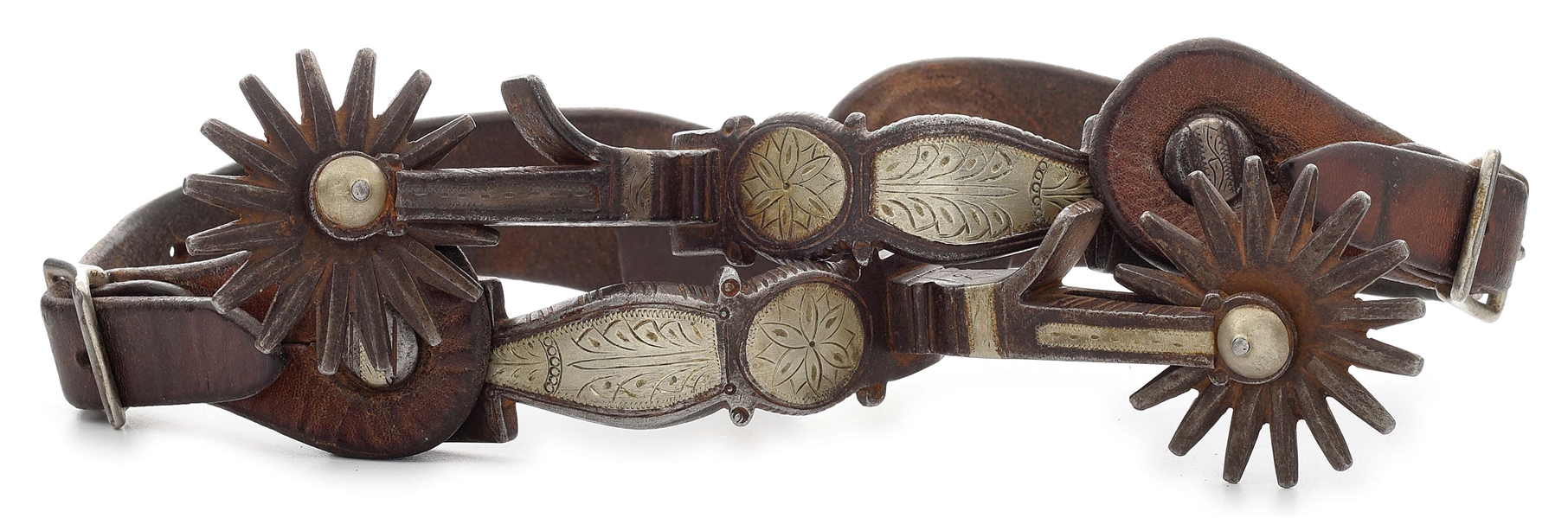 UNMARKED INLAID SPURS