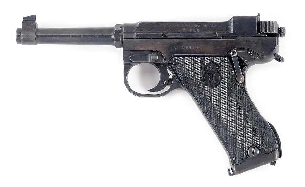 (C) DANISH CONTRACT HUSQVARNA M/40 SEMI-AUTOMATIC PISTOL.