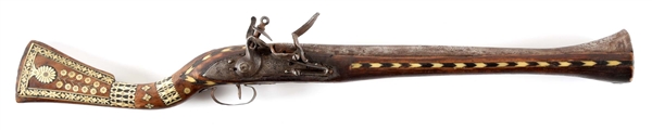 (A) ARABIC BLUNDERBUSS WITH AN UNUSUALLY WIDE BELL.