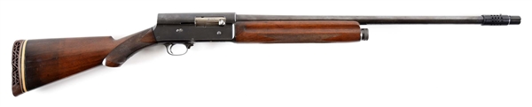 (C) FN MADE BROWNING A5 12 GAUGE SEMI-AUTOMATIC SHOTGUN.