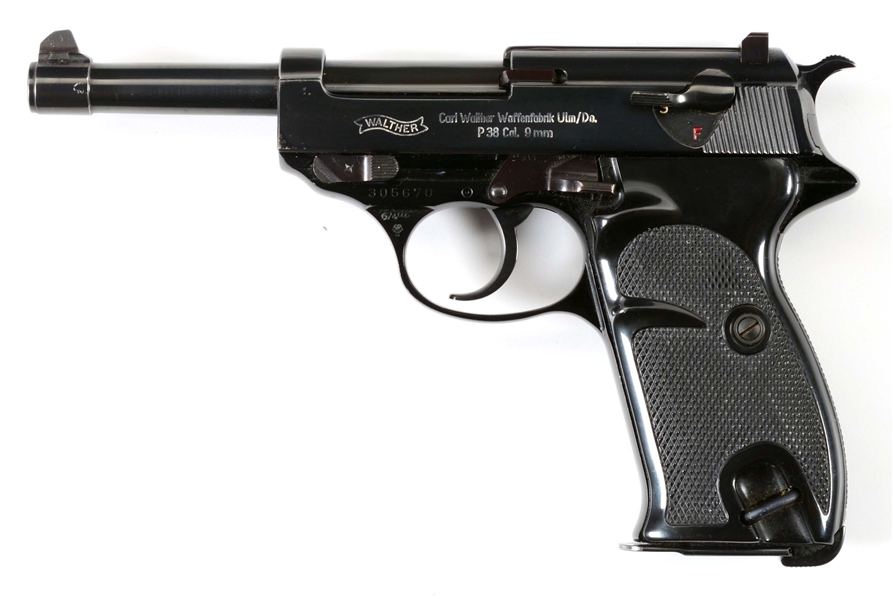 (C) POST-WAR WALTHER P.38 SEMI-AUTOMATIC PISTOL WITH BOX.