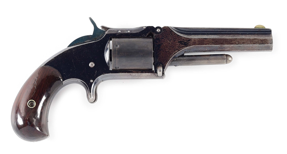 (A) SCARCE TRANSITIONAL SMITH & WESSON NO. 1 - 1/2 REVOLVER.