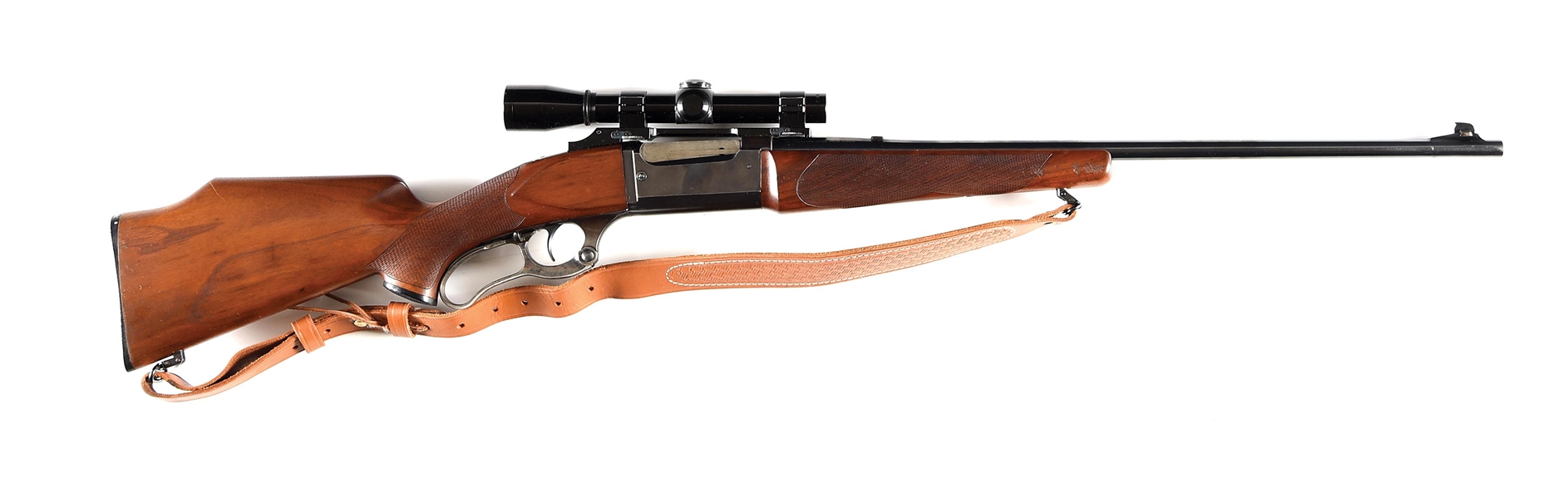 (C) CUSTOMIZED SAVAGE MODEL 99 LEVER ACTION RIFLE.