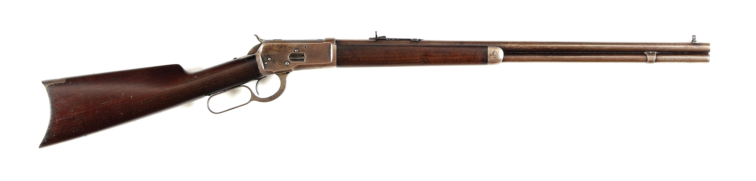 (A) EARLY PRODUCTION WINCHESTER MODEL 1892 LEVER ACTION RIFLE.