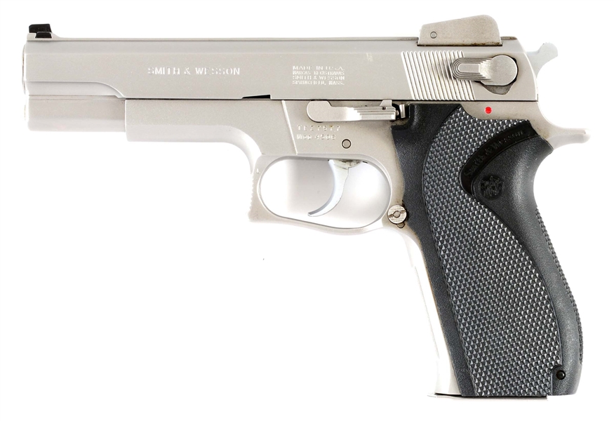 (M) SMITH & WESSON MODEL 4506 .45 ACP SEMI-AUTOMATIC PISTOL WITH MATCHING FACTORY BOX.