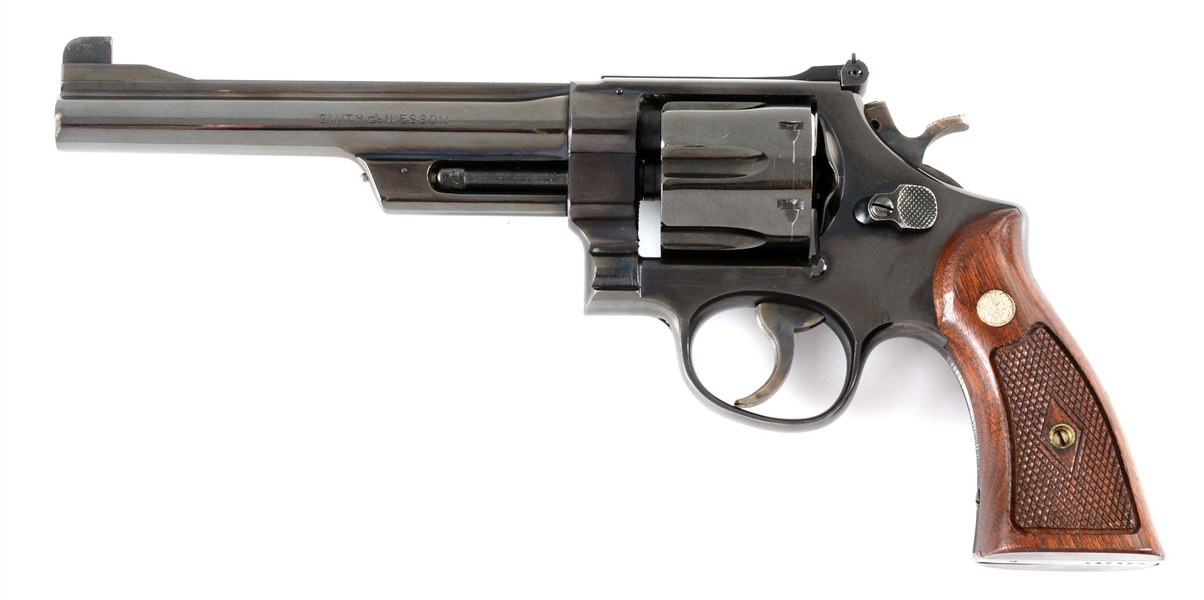 (C) SMITH & WESSON PRE MODEL 24 .44 SPECIAL DOUBLE ACTION REVOLVER.