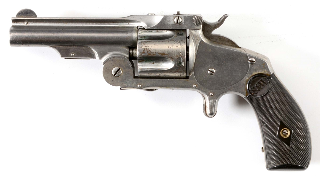 (A) SMITH & WESSON MODEL 2 "BABY RUSSIAN SINGLE ACTION POCKET REVOLVER.