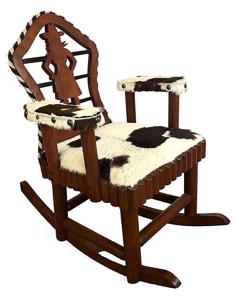 NEW WEST CO. "COWGIRL" ROCKING CHAIR