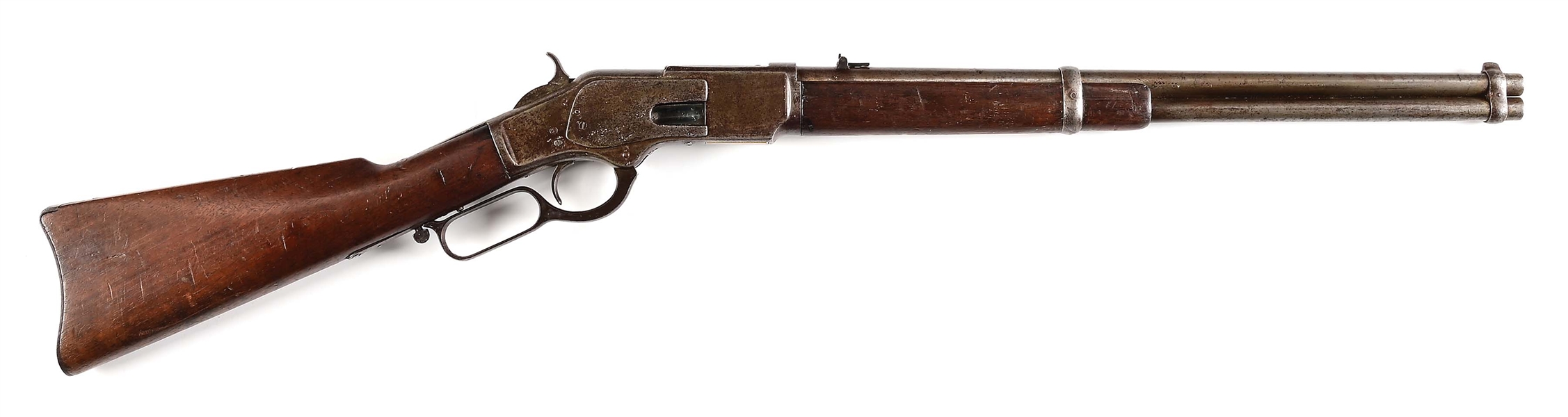 FIRST MODEL WINCHESTER 1873 SADDLE RING CARBINE