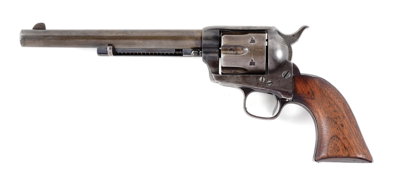 (A) DFC INSPECTED COLT SINGLE ACTION ARMY CAVALRY MODEL REVOLVER (1883).