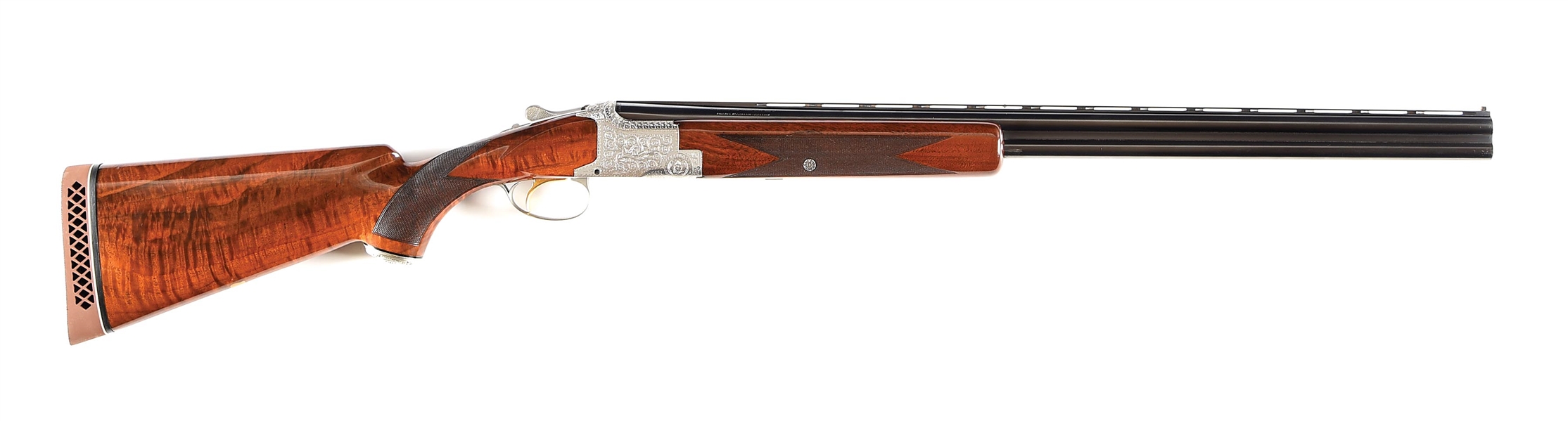 (C) BROWNING PIGEON GRADE SUPERPOSED SHOTGUN.