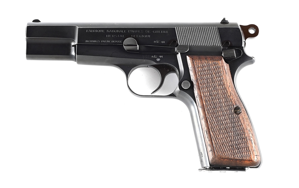 (C) AN EXTREMELY EARLY AUSTRIAN POLICE MARKED BROWNING HI POWER WITH BOX.
