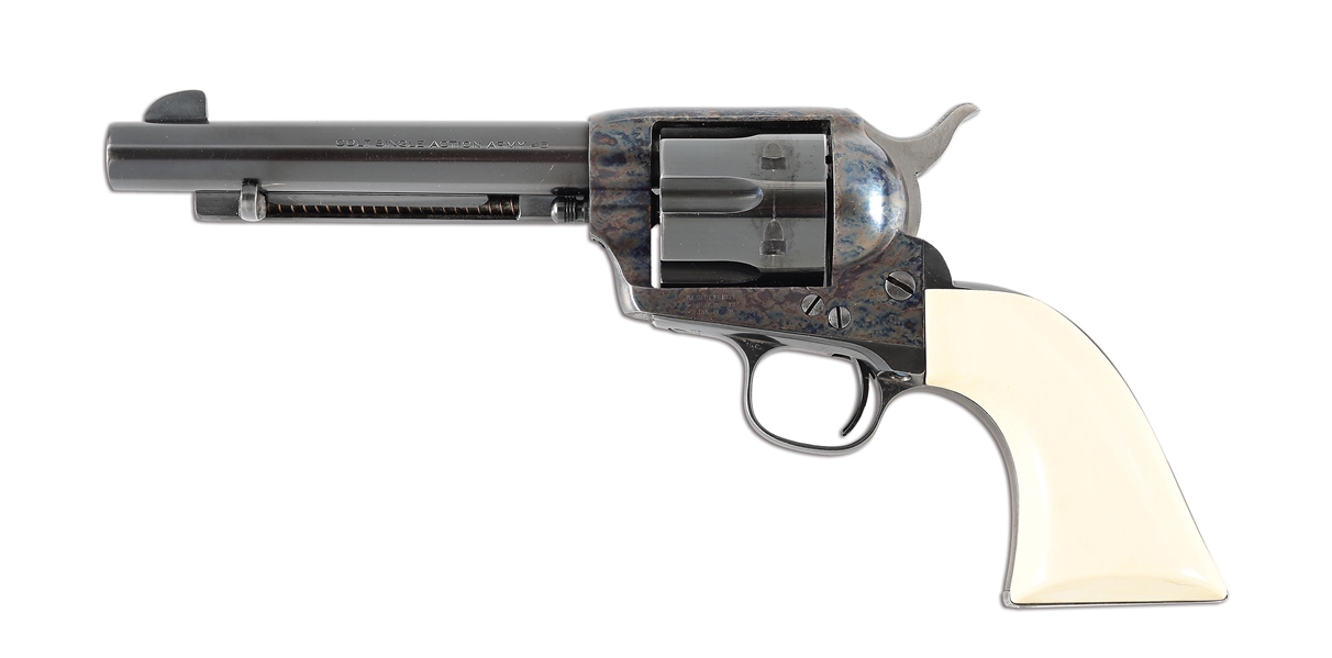 (A) RESTORED COLT SINGLE ACTION ARMY REVOLVER (1883).