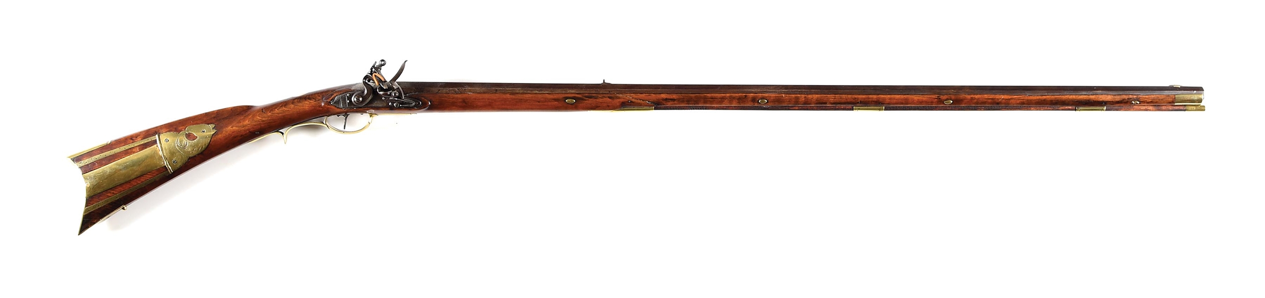 (A) ALBRIGHT PERCUSSION KENTUCKY RIFLE.