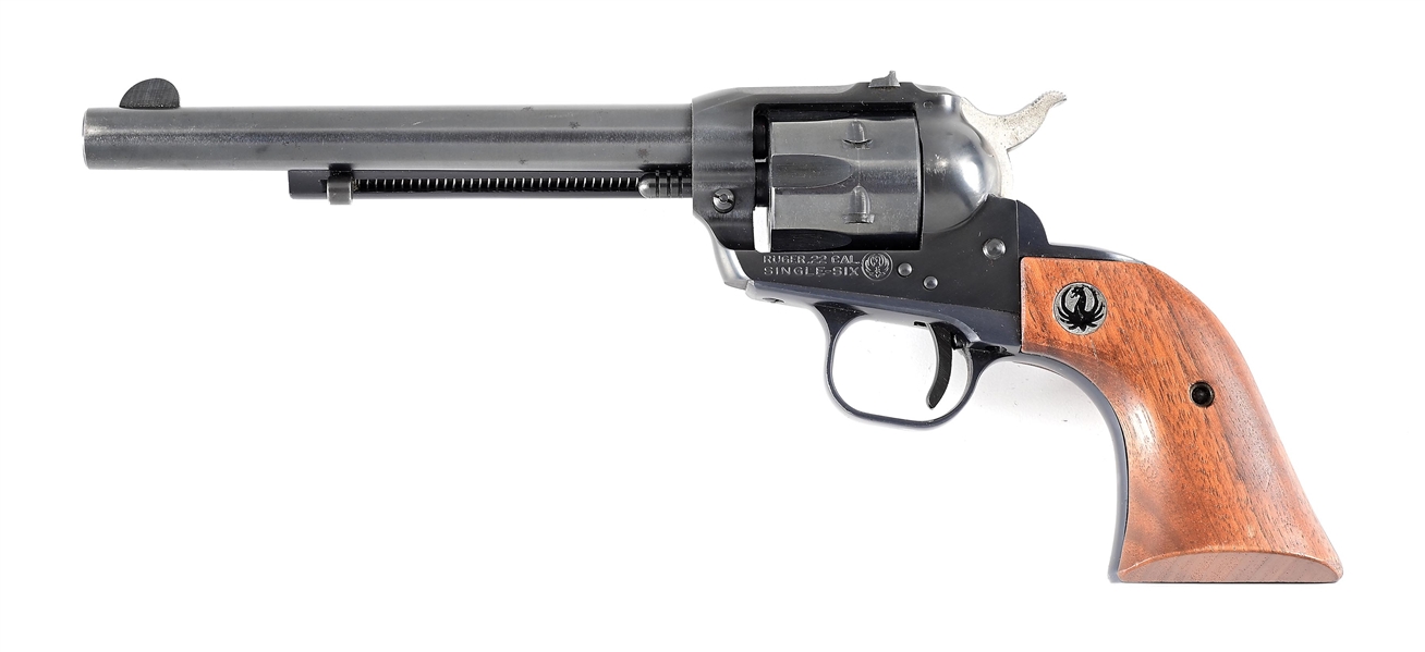 (C) CONVERTIBLE RUGER OLD MODEL SINGLE-SIX SINGLE ACTION REVOLVER.