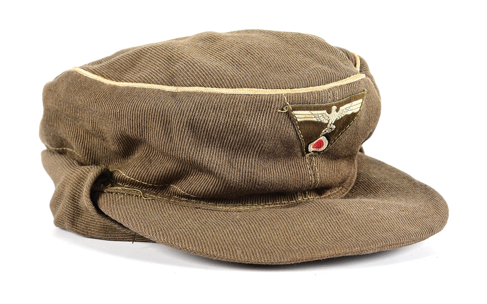 GERMAN WWII "ORGANIZATION TODT" M43 FIELD CAP CAPTURED BY 101ST AIRBORNE DIVISION VETERAN.