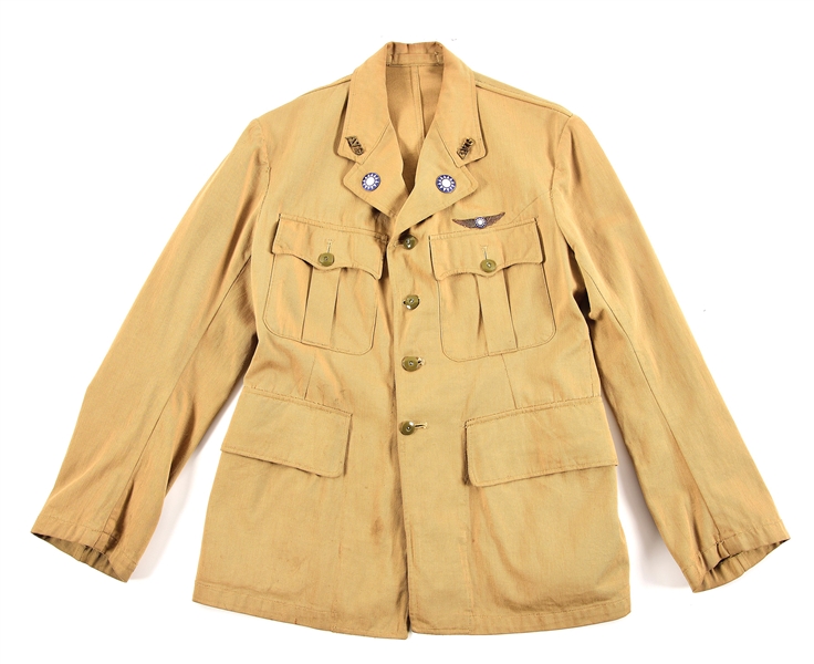 US WWII AMERICAN VOLUNTEER GROUP FLYING TIGERS DRILL JACKET.