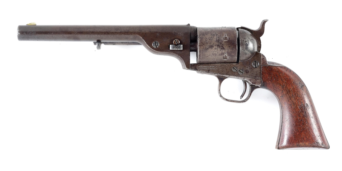 (A) COLT OPEN TOP MODEL 1871/1872 .44 RIMFIRE SINGLE ACTION REVOLVER.