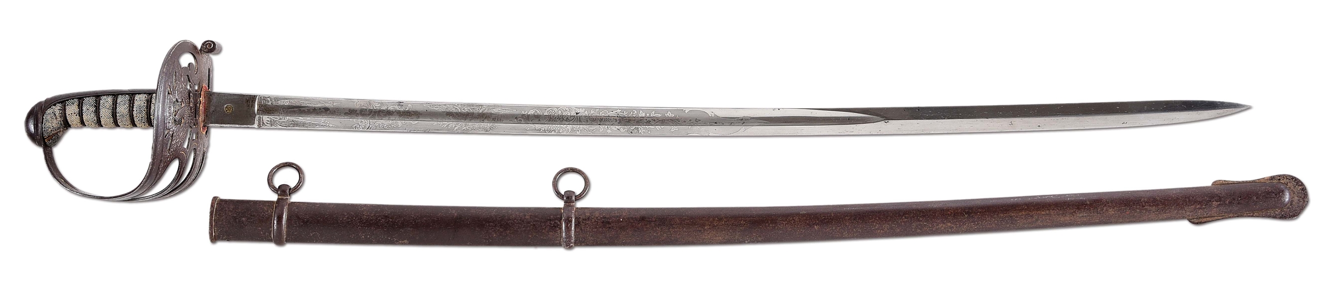 US CIVIL WAR ERA NON-REGULATION BRITISH PATTERN 1827 SWORD.