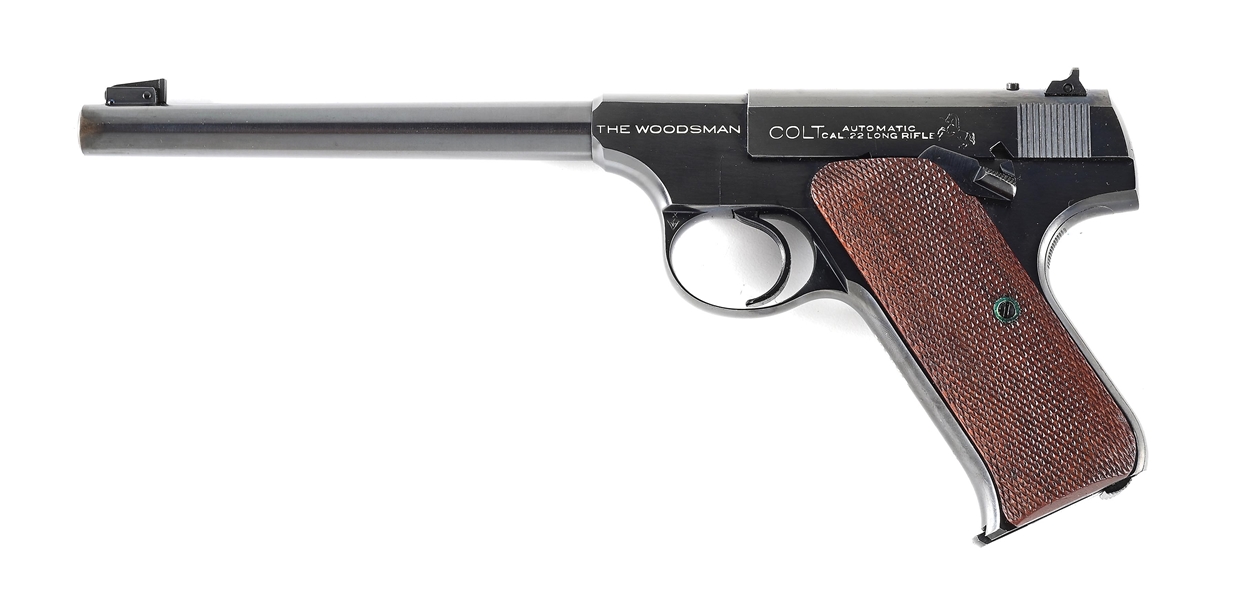 (C) PRE-WAR COLT WOODSMAN SEMI-AUTOMATIC PISTOL (1940).