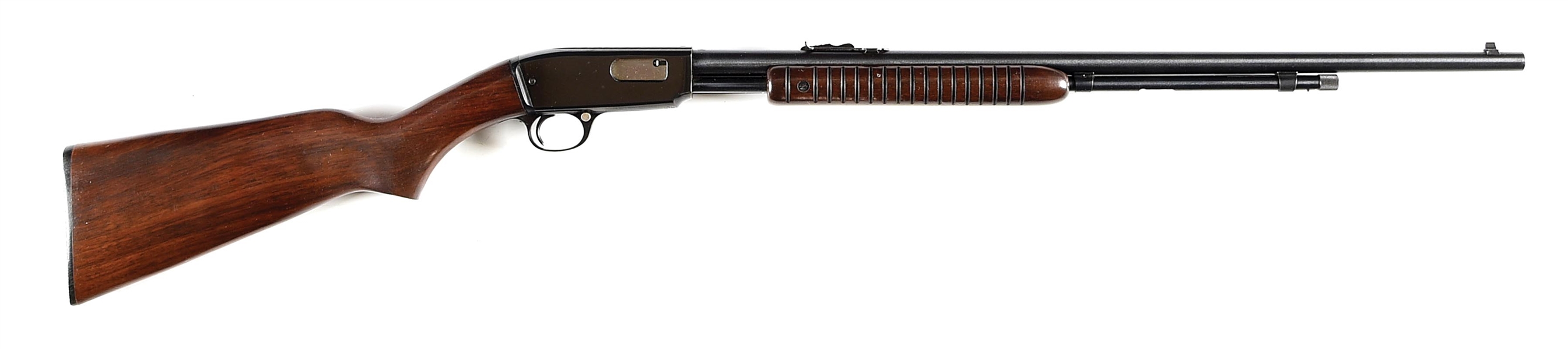 (C) WINCHESTER MODEL 61 SLIDE ACTION RIFLE.