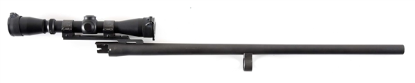 RIFLED SLUG BARREL FOR REMINGTON 870 WITH LEUPOLD VARIX-II SHOTGUN SCOPE.