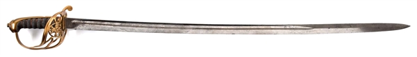 BRITISH CANADIAN INFANTRY OFFICERS 1845 PATTERN SWORD.