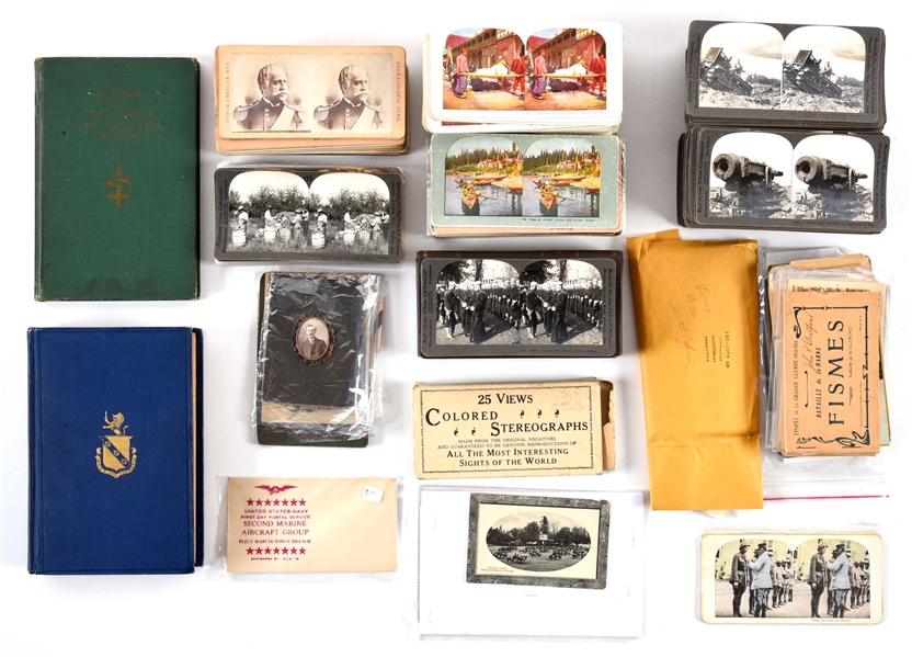 MASSIVE LOT OF STEREO CARDS. 