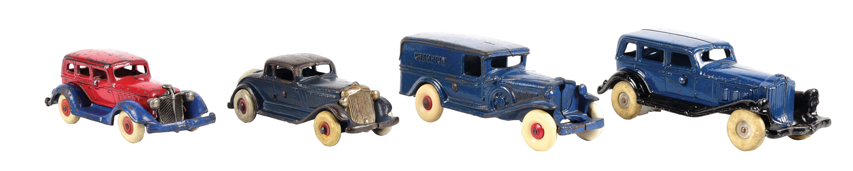 LOT OF 4: AUTOMOBILES.