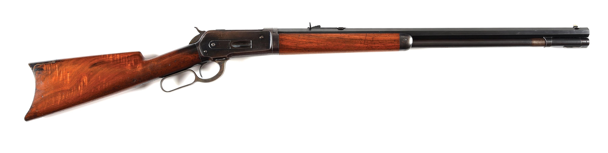 (A) WINCHESTER MODEL 1886 TAKEDOWN LEVER ACTION RIFLE IN .45-90.