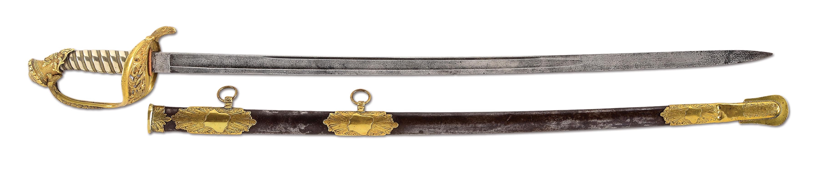 SWORD OF SURGEON GEORGE E. COOPER, MEDICAL DIRECTOR DEPARTMENT OF THE CUMBERLAND, PRISON PHYSICIAN TO JEFF DAVIS.