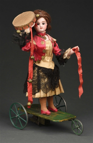 RARE GUSTAV VICHY MECHANICAL WIND-UP TOY.