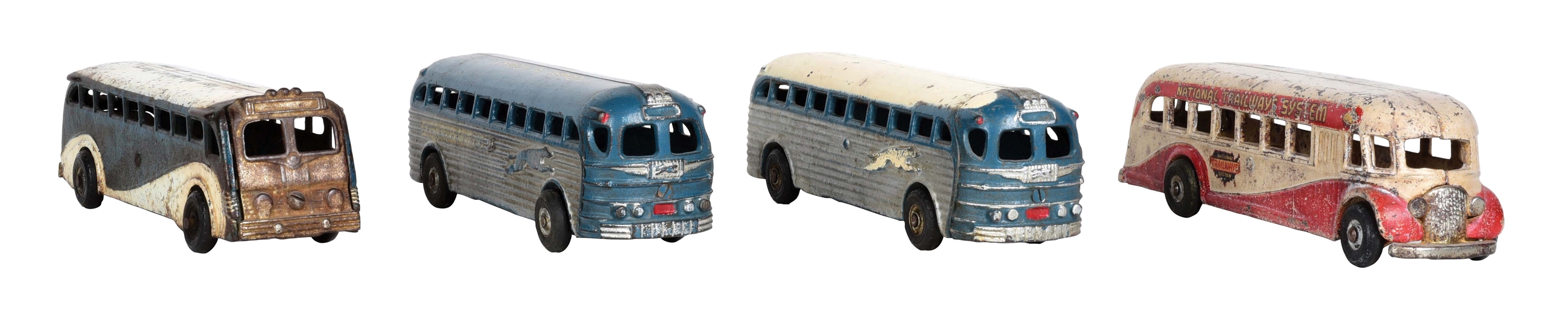 LOT OF 4: TRANSPORTATION BUSES.