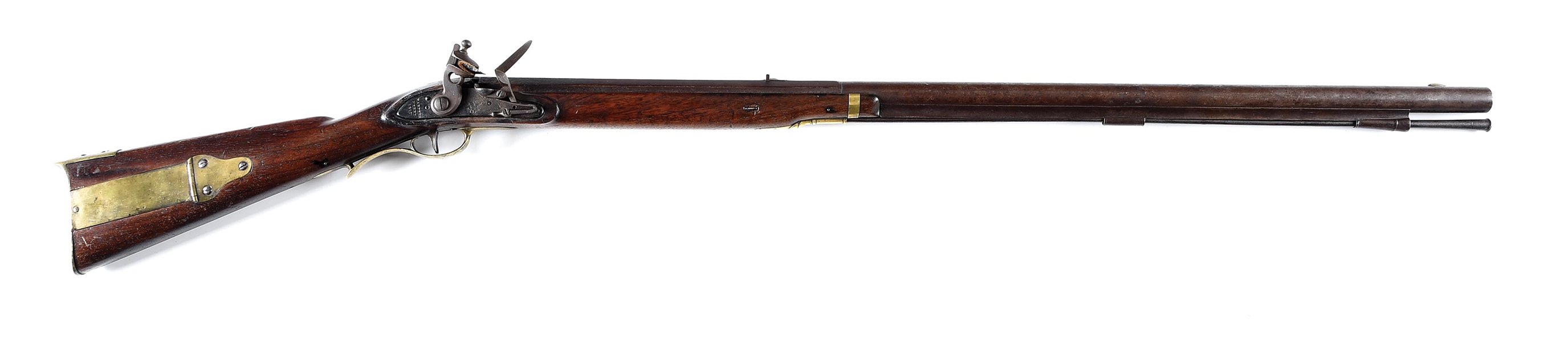 (A) TYPE II HARPERS FERRY MODEL 1803 FLINTLOCK RIFLE.