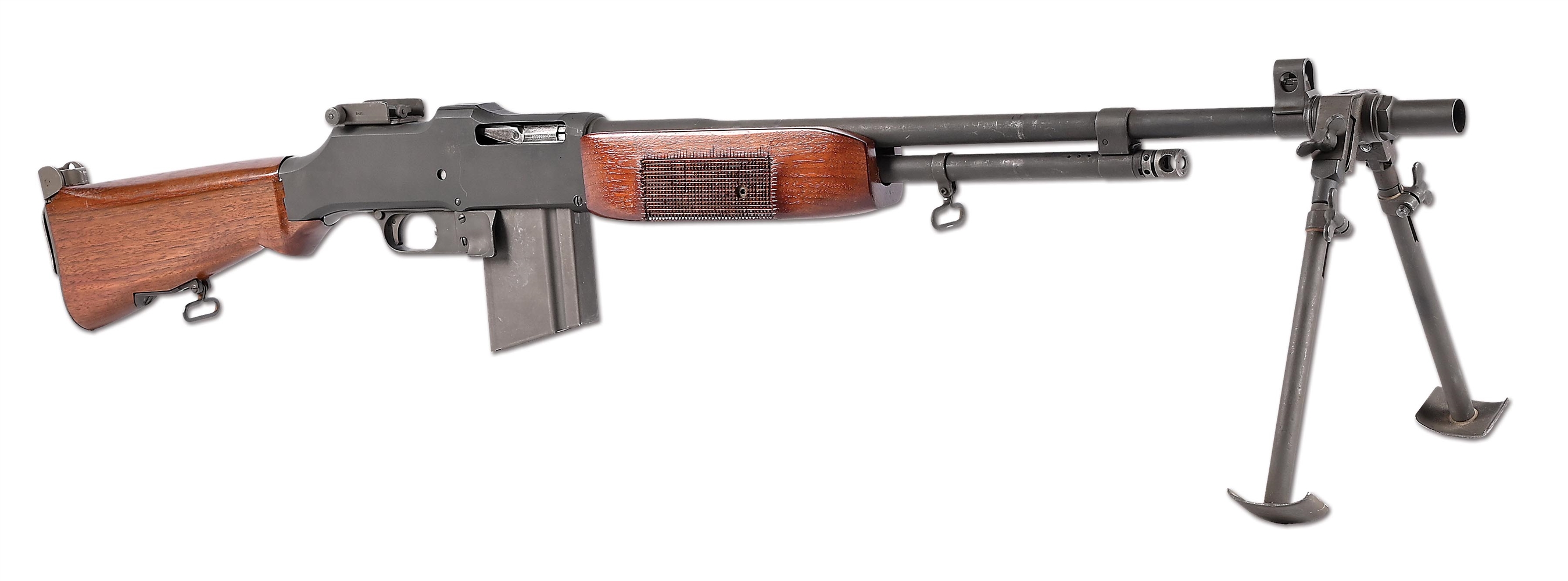 (N) EXTREMELY ATTRACTIVE GROUP INDUSTRIES MODEL 1918A2 BROWNING AUTOMATIC RIFLE B.A.R.  (FULLY TRANSFERABLE).