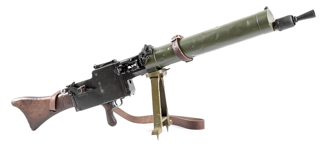 (N) FINE ORIGINAL GERMAN WWI J. P. SAUER & SOHN MANUFACTURED MG 08/15 MAXIM MACHINE GUN (CURIO AND RELIC).