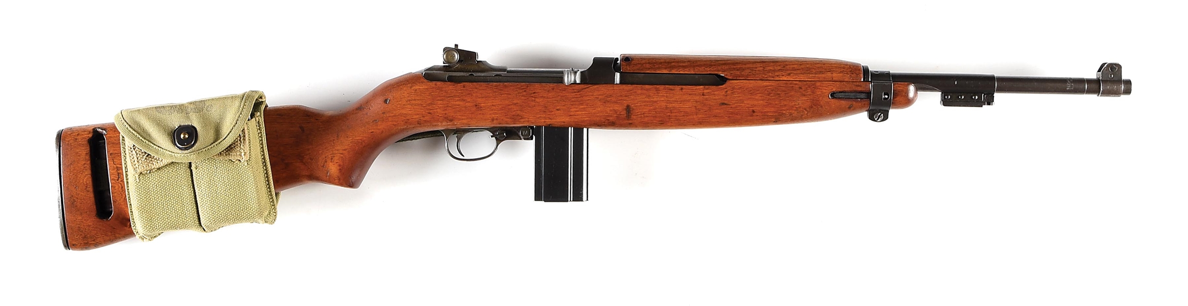 (C) INLAND M1 CARBINE SEMI AUTOMATIC RIFLE.